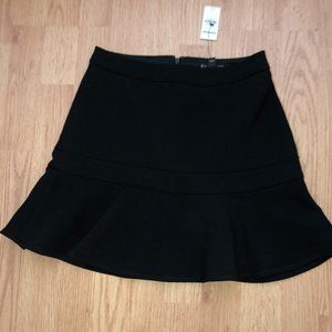 HIGH WAISTED RISE MINI EXPRESS SKIRT BNWT 0 BLACK